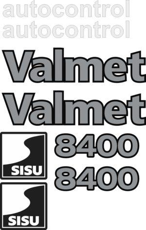 Valmet 8400 komplett reproduktion.