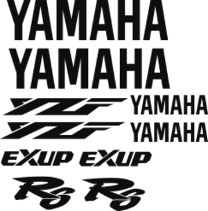 240x244mm Datorskuret dekalkit för minimotos. Går att få i valfri färg.