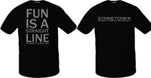 Silvertryck T-shirt med tryck. 180gr kvalitétstshirt.