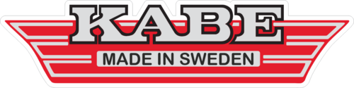 Printad dekal Logo KABE made in sweden.