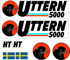 Komplett kitt innehåller: 2st 400x105mm.
2st HT 57x40mm.
2st runda uttern 100mm..
2s sverigeflaggor 70x40mm.