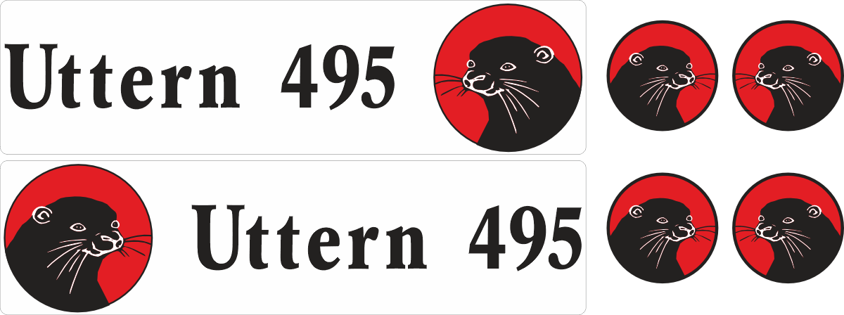 Komplett kitt innehåller:
2st Sidodekor 380x100mm.
4st runda uttern 70mm.

