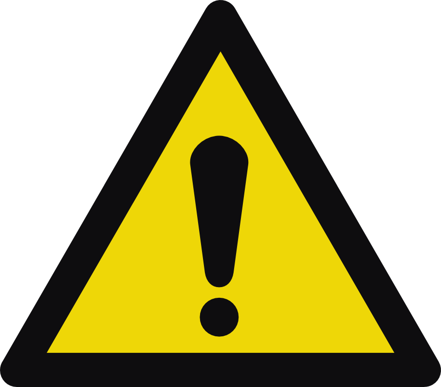 W001 Varning 