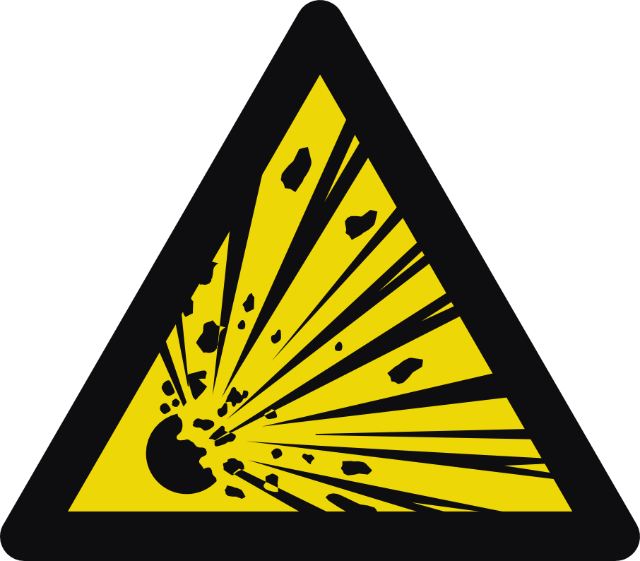 W002 Explosivt ämne 