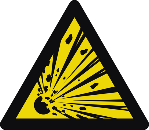 W002 Explosivt ämne 