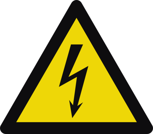 W012 Farlig elektrisk spänning