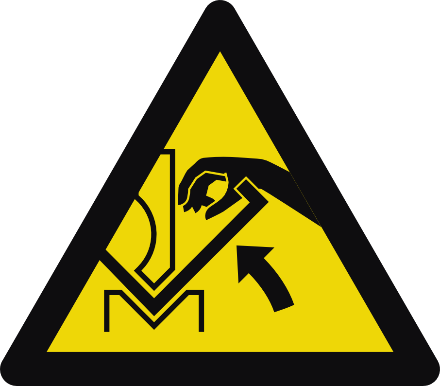Klämrisk mellan verktyg och arbetsstycke W031 