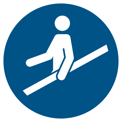 Använd ledstång M012