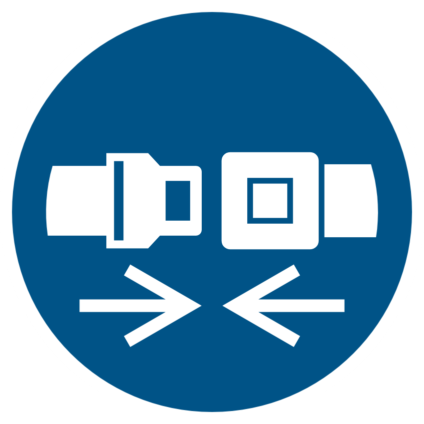 Använd säkerhetsbälten M020