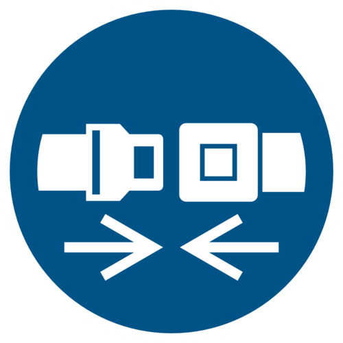Använd säkerhetsbälten M020