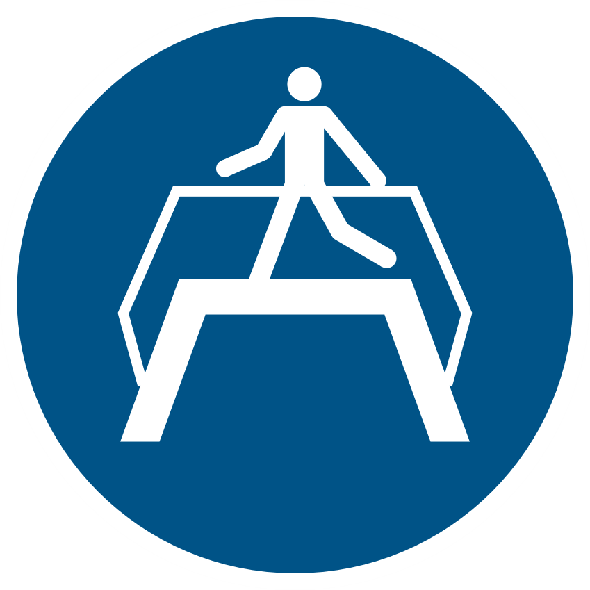 Använd gångbro M023