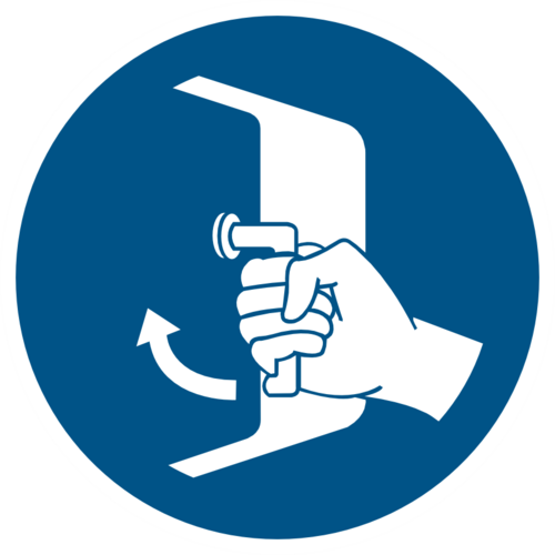 Stäng och säkra luckorna i uppskjutningssekvens M037