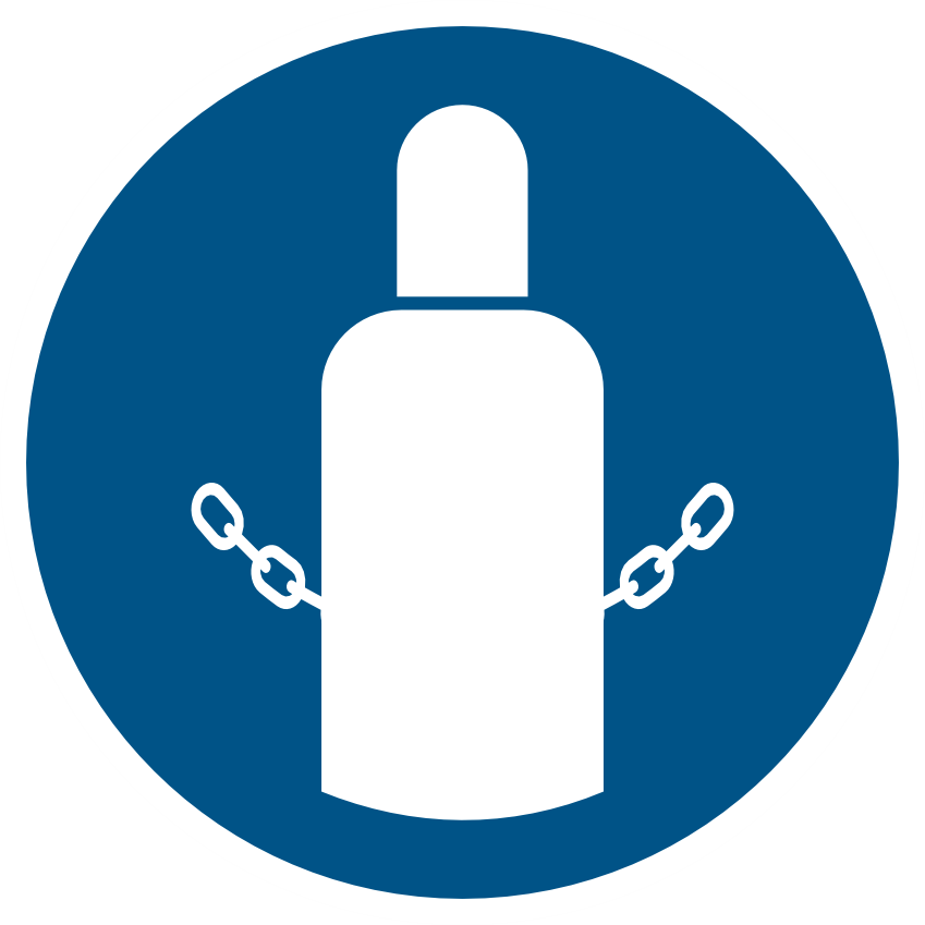 Säkra gasflaskor M046