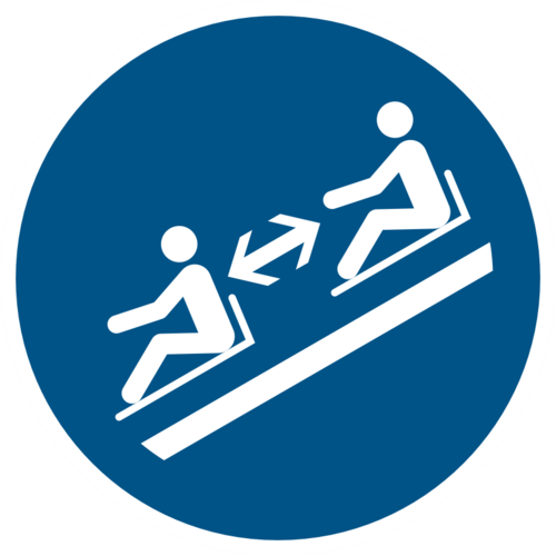 Håll avstånd M052