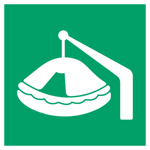 Davit-lanserad livflotte E039
