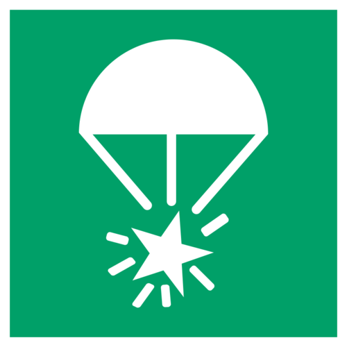 Raketfallskärmsflare E049