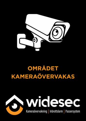 widesec kamera A6 dekal