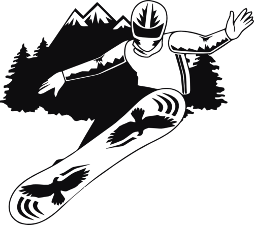 Snowboard dekal