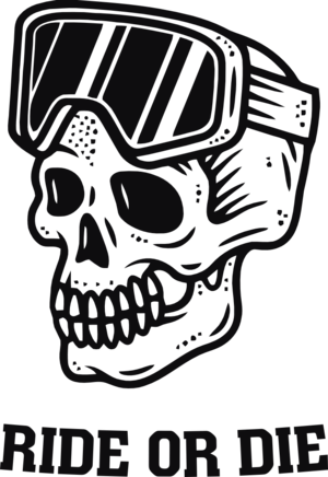 Ride or die dekal