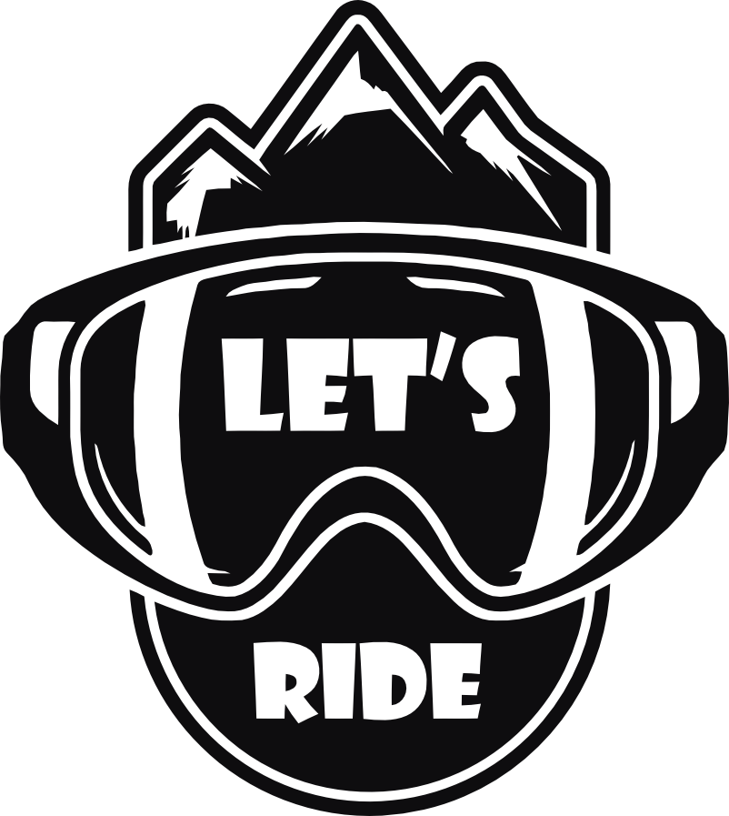 Let's ride dekal