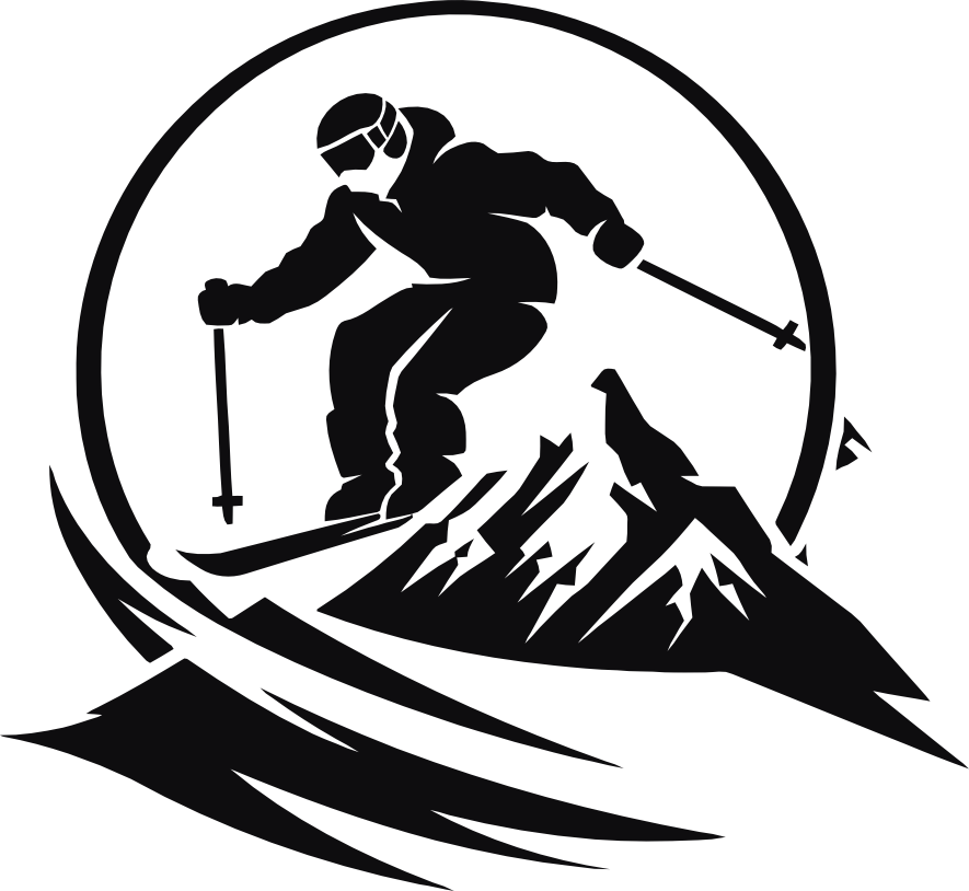 Skidor dekal