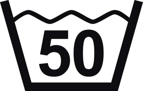 Datorskuren dekal. Tvättråd maxtemperatur 50 grader.
