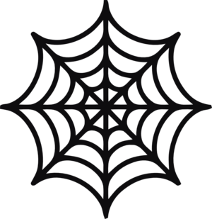 Spindelnät dekal