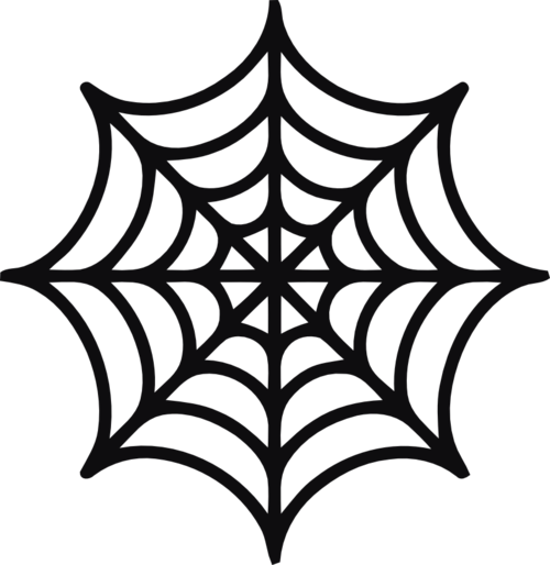 Spindelnät dekal