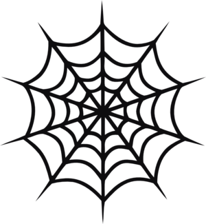 Spindelnät dekal