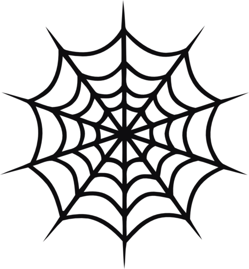 Spindelnät dekal