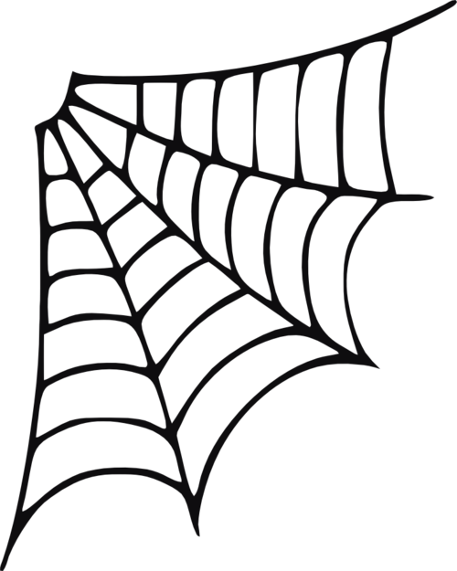Spindelnät dekal
