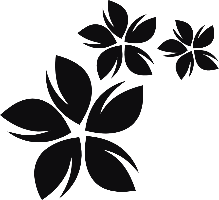 Blommor dekal