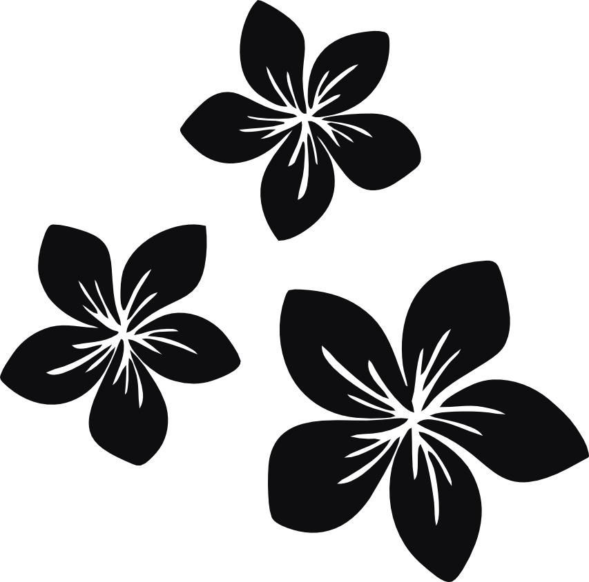Blommor dekal