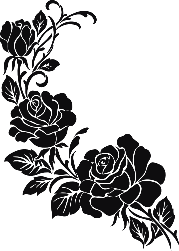 Blommor dekal