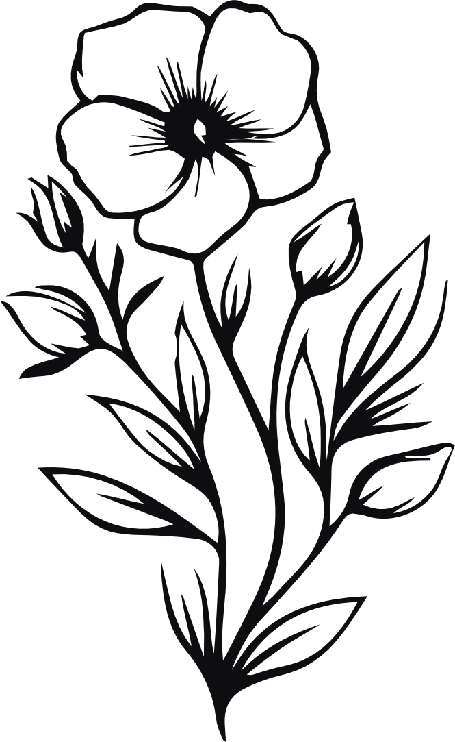 Blomma dekal