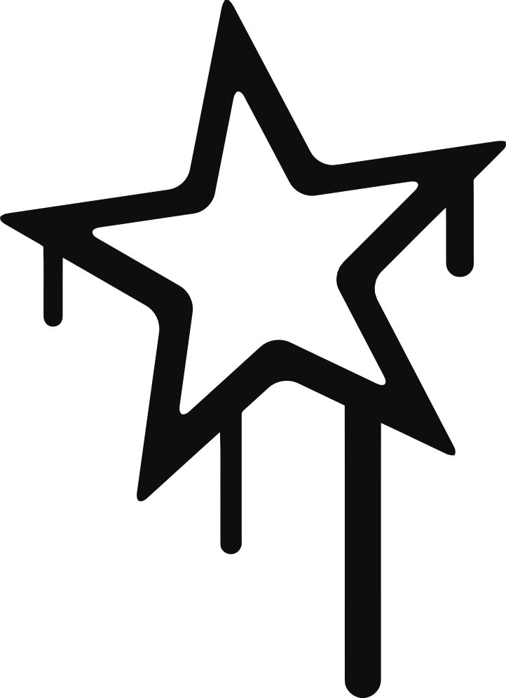 Stjärna dekal