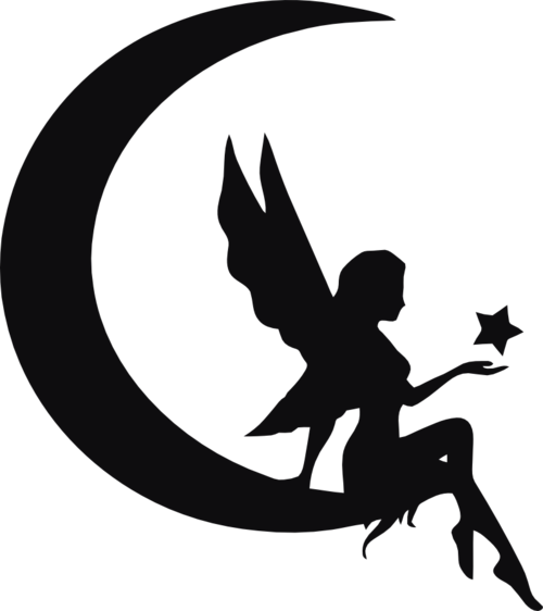 Måne med Älva dekal