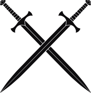 Svärd dekal