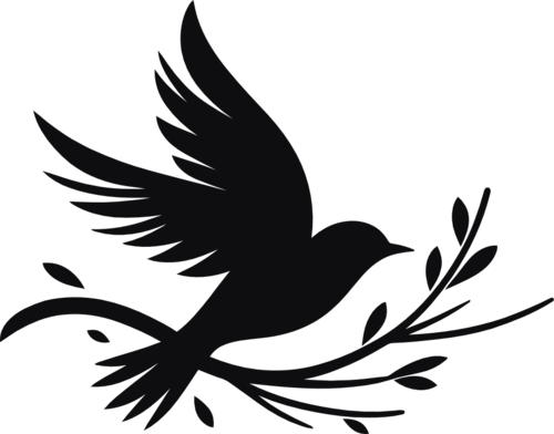 Fågel dekal