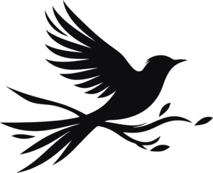 Fågel dekal