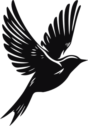 Fågel dekal