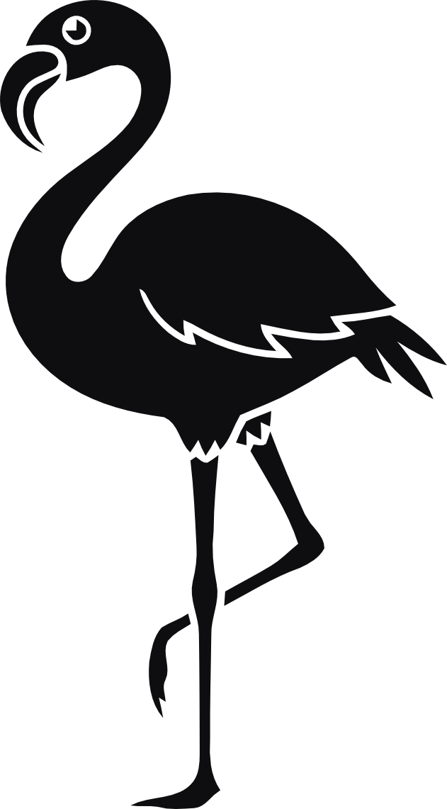 Flamingo dekal