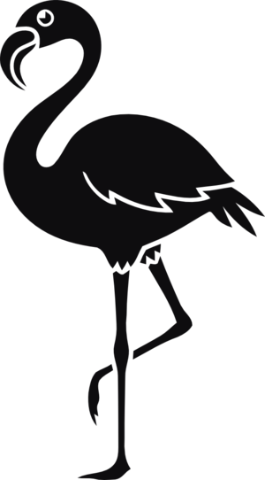 Flamingo dekal