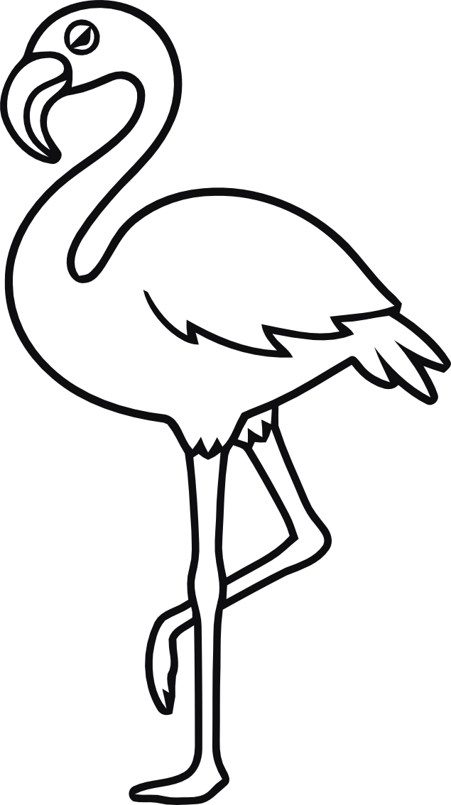 Flamingo dekal