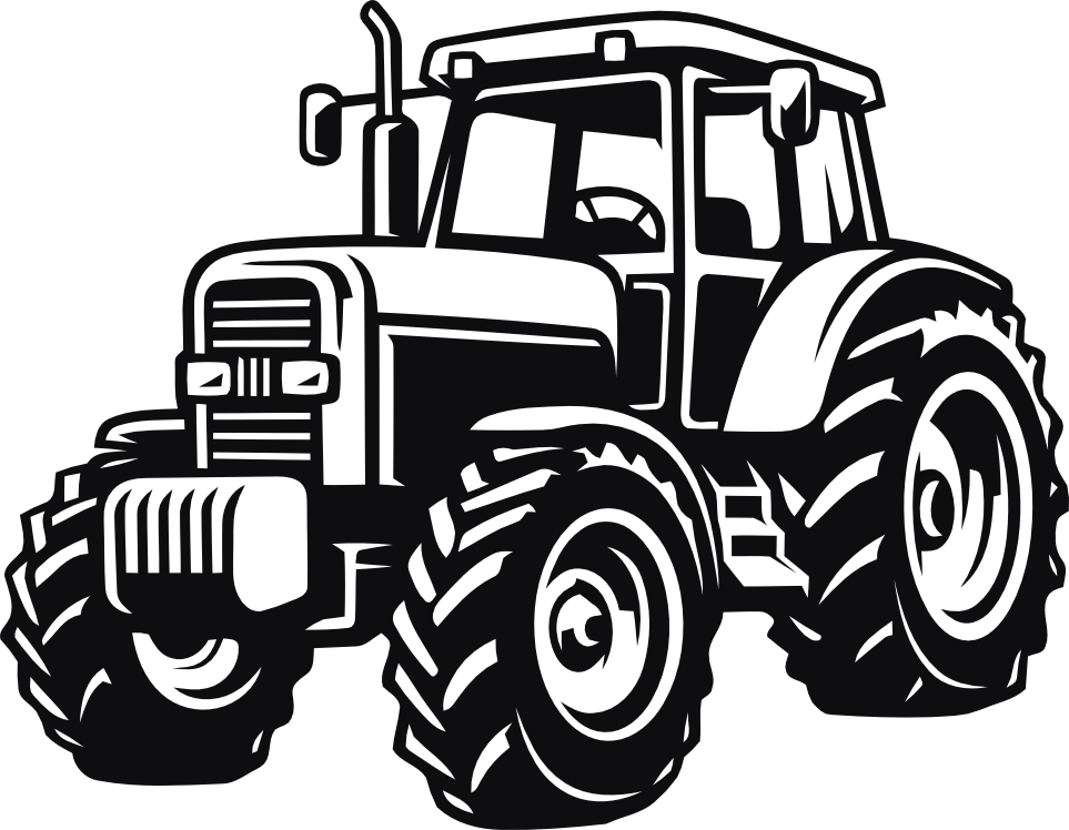 Traktor dekal
