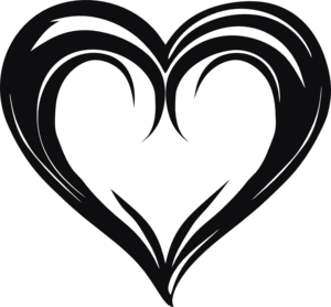 Hjärta dekal