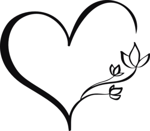 Hjärta dekal