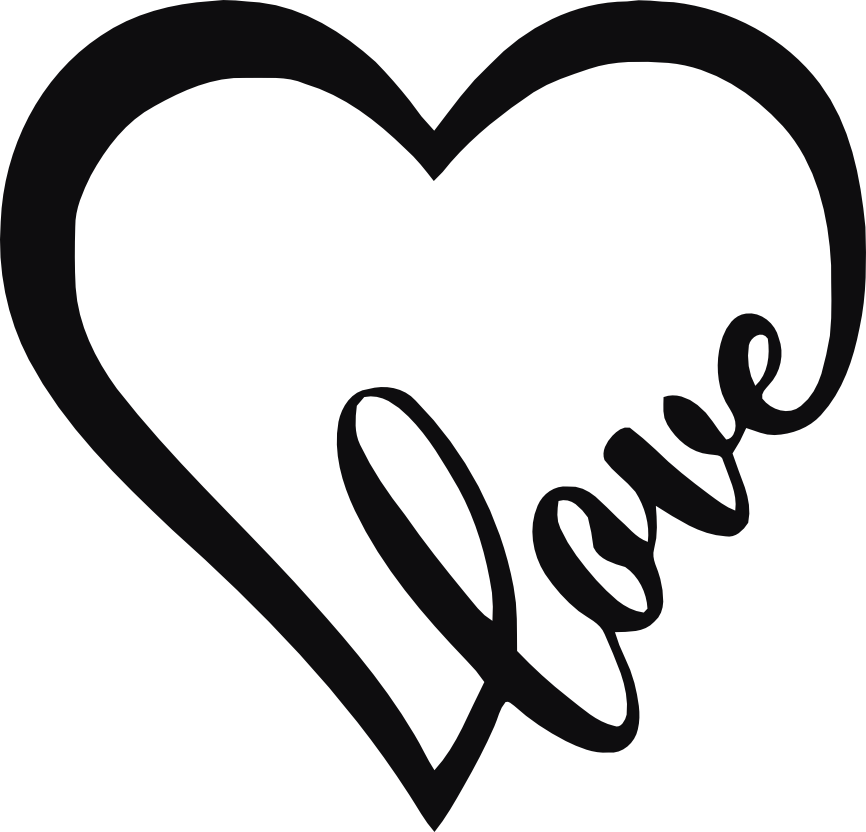 Love dekal