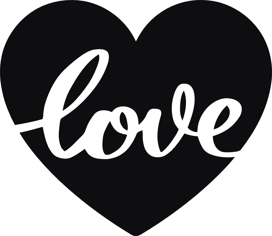 Love dekal