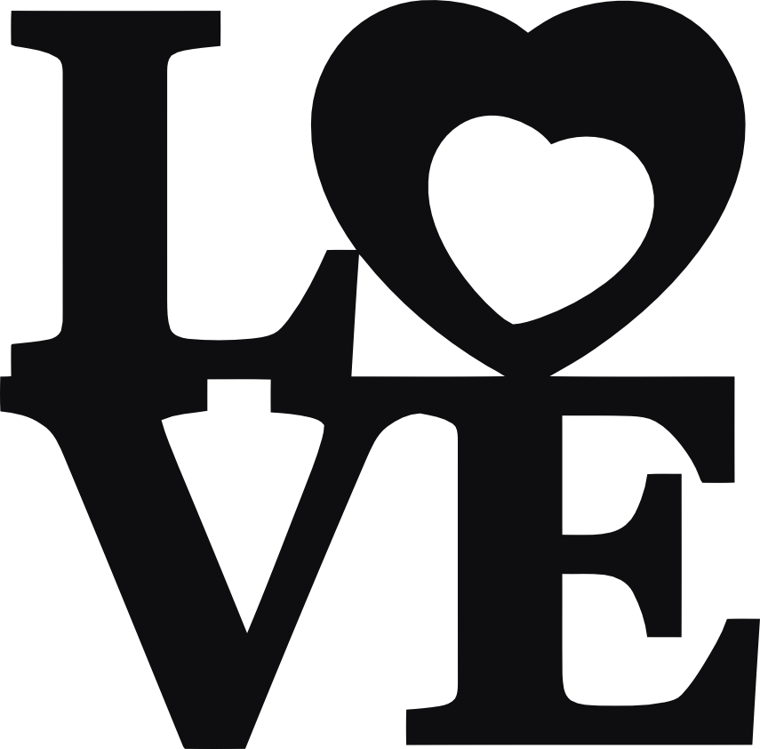 Love dekal